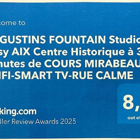 Augustins Fountain Studio Cosy Aix Centre Historique A 3 Minutes De Cours Mirabeau -Wifi-Smart Tv-Rue Calme Екс ан Прованс Екстериор снимка